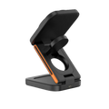 MagCharge Fold 3 em 1 – Suporte de Carregamento Dobrável para iPhone, Apple Watch e AirPod
