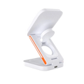 MagCharge Fold 3 em 1 – Suporte de Carregamento Dobrável para iPhone, Apple Watch e AirPod