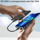 Carregador Power Bank Ba POW 114 5.000mAh Bateria Li-ion 15W