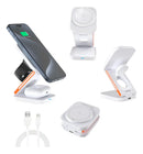 MagCharge Fold 3 em 1 – Suporte de Carregamento Dobrável para iPhone, Apple Watch e AirPod