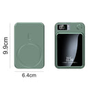 Power Bank Magnético - Carregamento Sem Fio e Carregamento Magnético 15W