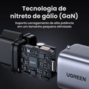 Carregador UGreen Nexode USB-C 20W