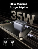 Carregador Ugreen 35w Pd GaN