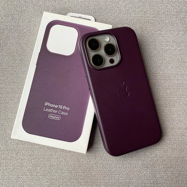 Case iPhone Velour MagSafe - Couro Sintético